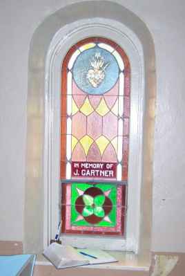 St. Anthony of Pudua Church J. Gartner Window Photo by Bill Waters